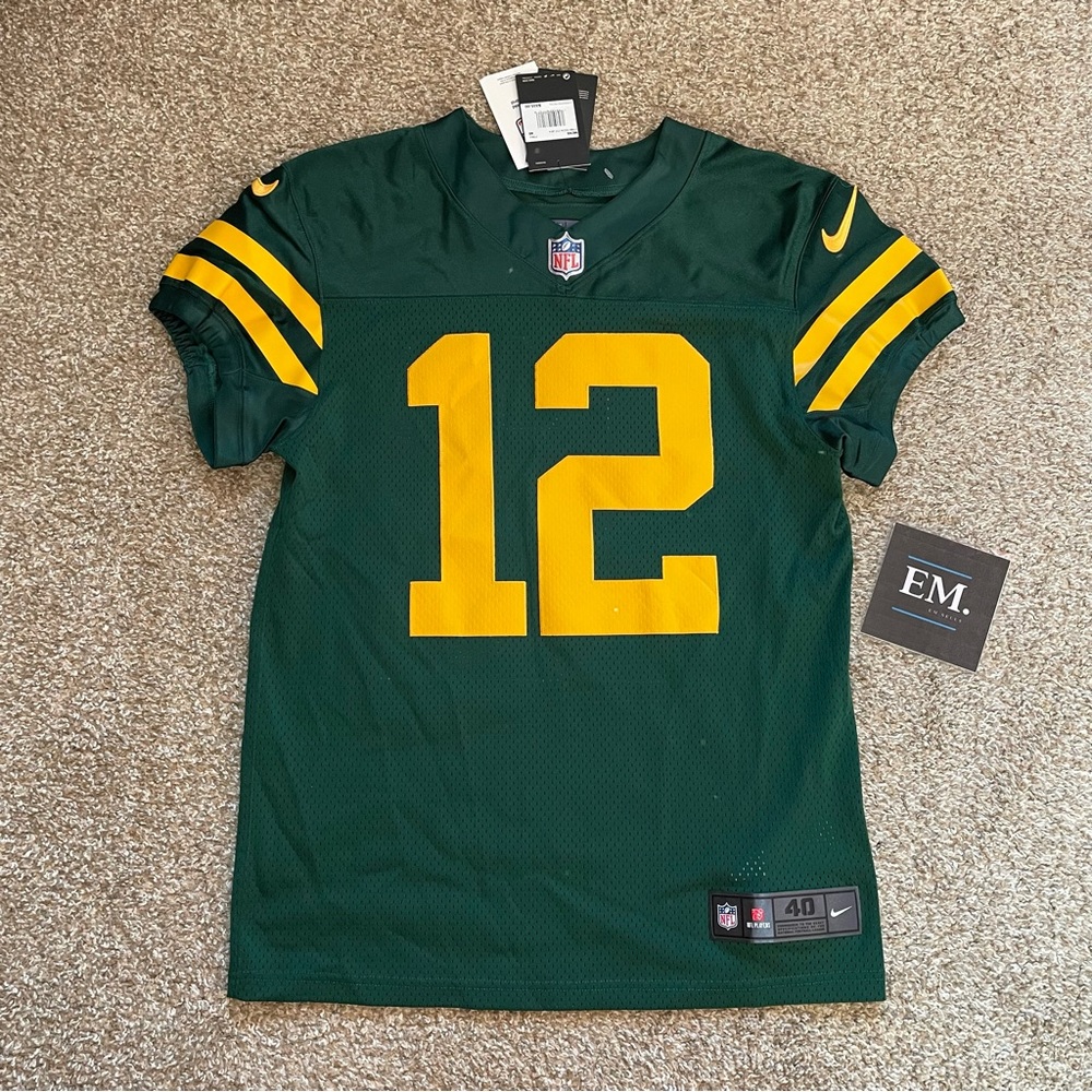 Aaron Rodgers Nike Elite NFL Jersey Men’s Size 40 Green Bay Packers